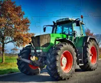 Jigsaw puzzles game tractor Screen Shot 1