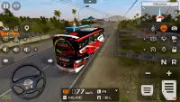 Coach Tourist Bus City Driving Screen Shot 0