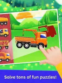 Truck Puzzles for Toddlers Screen Shot 0