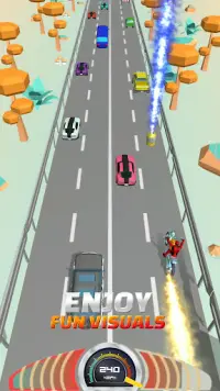 Cartoon Bike Race Game 🏍: Moto Racing Motu Game Screen Shot 5