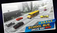 School Bus Coach Driving Simulator 2017 Screen Shot 9