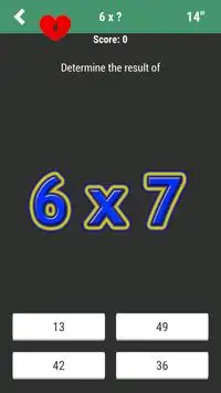 Amazing Multiplication Quiz and Table Screen Shot 2