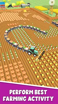 Farming.io - 3D Harvester Game Screen Shot 0