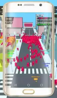 Crowd Popular  City Wars Simulator Screen Shot 1