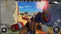 砂漠狙撃シューティング - 無料シューティングゲーム：FPS：最高の銃の射撃：無料狙撃ゲーム Screen Shot 1