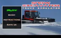 Snow Excavator Truck Simulator Screen Shot 0