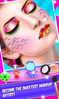 DIY Süßigkeit-Make-up-Hersteller! Essbarer Lippens Screen Shot 4