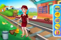 Train Station Simulator Game - Fun Games for Kids Screen Shot 1