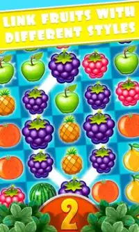 Fruit Link Match Crush Mania 2 Screen Shot 6