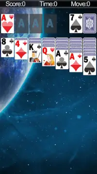 Free Solitaire Game Screen Shot 2