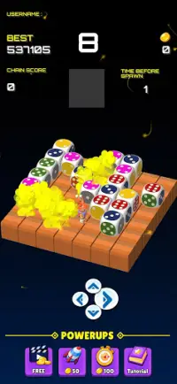 Dice Roller Merge Puzzle Screen Shot 2
