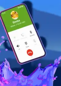 Fake call from the lion Kingdom the Simulator Screen Shot 4