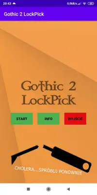 Gothic 2 LockPick Screen Shot 0