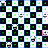 Chess Queen and King Problem