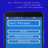 Act Phrase : Act | Guess | Get-Together Game | Fun