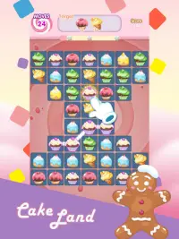 Cake Land - Pertandingan Garis 3 Screen Shot 11