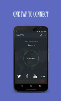 Solo VPN - One Tap Free Proxy Screen Shot 0