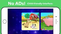 Kids Farm Animals - Kids Game 1, 2, 3 years old Screen Shot 2