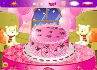 торт декор - Игры для девочек Screen Shot 2