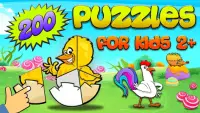 Baby puzzles for toddler kids Screen Shot 0