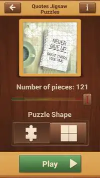 Motywujące Cytaty Puzzle Hry Screen Shot 6
