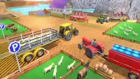 Farming Tractor Trolley Parking: Tractor Driving Screen Shot 12