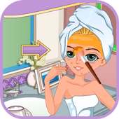 girls facial makeover game