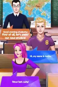 História de Amor ❤ Jogos de Namorados na Escola Screen Shot 3