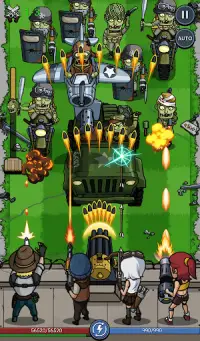 Zombie War Idle Defense Game Screen Shot 0