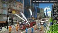 pompiere camion simulatore: salvare Giochi Screen Shot 6