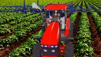 Village Tractor Games: Game Tractor  dirantai Screen Shot 3