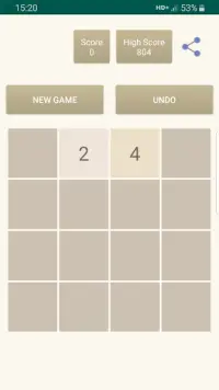 2048 - Simple Brain Gymnastic Game Screen Shot 1