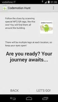 Codemotion Treasure Hunt Screen Shot 2