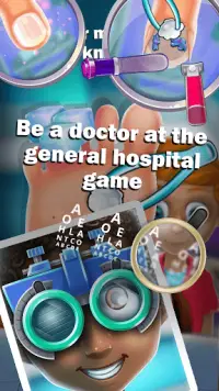 चिकित्सा गेम - हाथ, आंख, कान, फुट क्लीनिक Screen Shot 4
