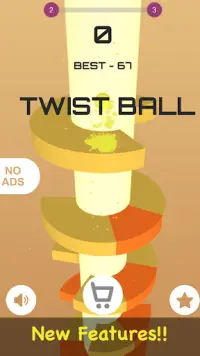 Twist Ball: Color bounce Game Screen Shot 1