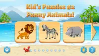 Kids Puzzles, Funny Animals #2 (full game) Screen Shot 0