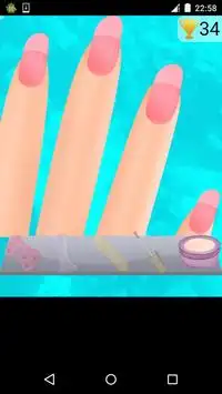 mermaid nail game Screen Shot 0