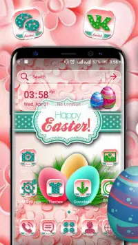 Easter Egg Launcher Theme Screen Shot 0