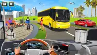 City Coach Bus Driving Game Screen Shot 4
