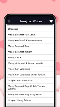 Mesej Wishes SMS Koleksi Screen Shot 0