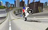 Bike Simulator City Stunts : Moto Rider Racing Screen Shot 0