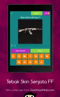 Tebak Skin Senjata FF Screen Shot 6