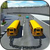 Simulateur d'autobus scolaire enchaîné 3d