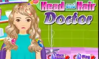 Cabeça e Cabelo Doctor Jogo Screen Shot 0