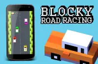 Mine Blocky Road Racing Screen Shot 2