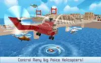 Mr. Blocky Police Helicopter Cops Screen Shot 4