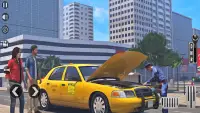 taksi simulasi permainan agung Screen Shot 2