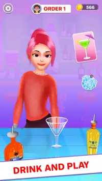Cocktail Mix & Drink Simulator - Drink Games Screen Shot 0