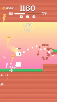 Square Bird - Flappy Chicken Screen Shot 2