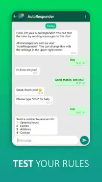 AutoResponder for WhatsApp Screen Shot 4